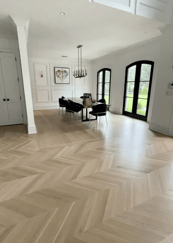 hardwood flooring project