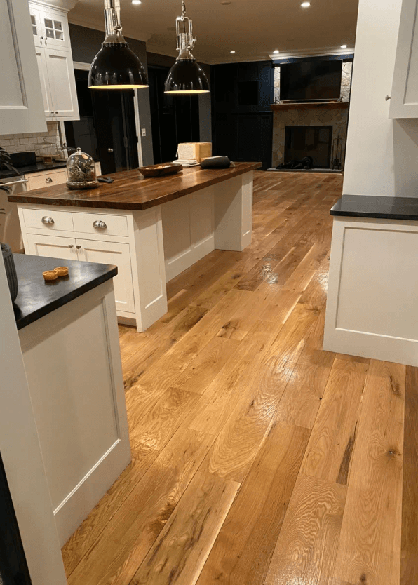 hardwood flooring project