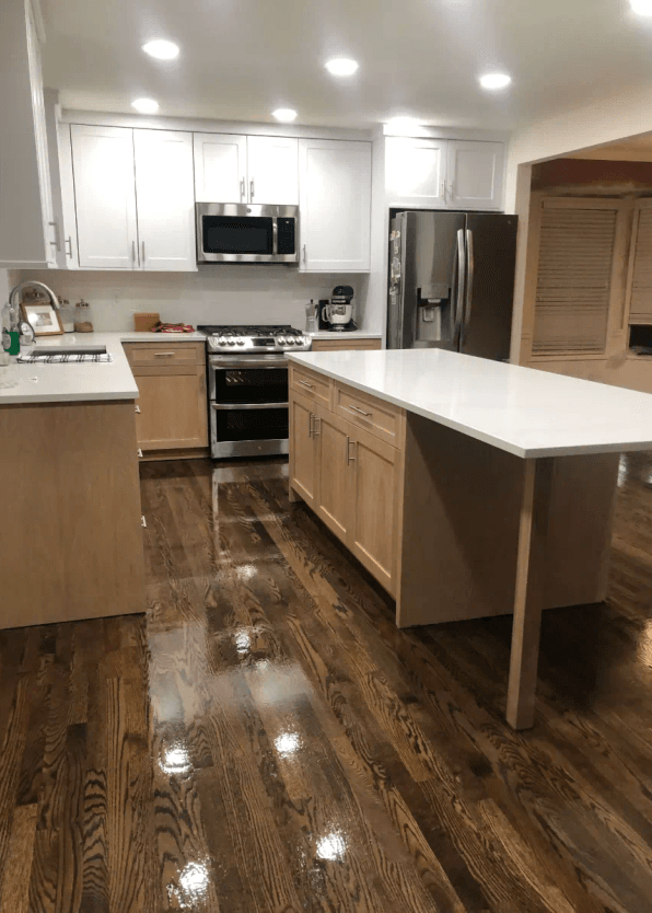 hardwood flooring project