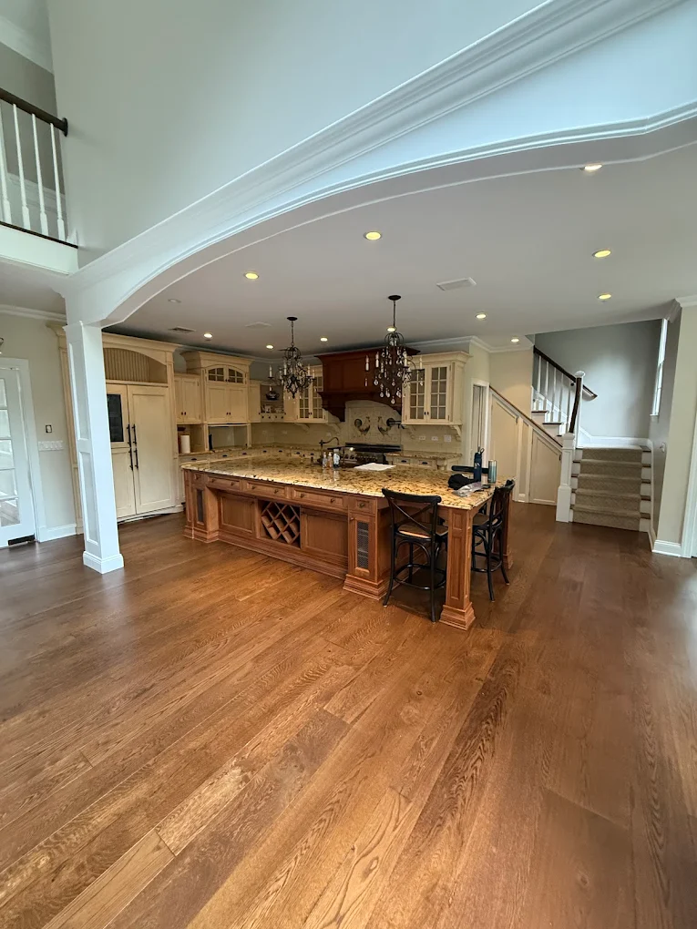 hardwood flooring project in Darien CT