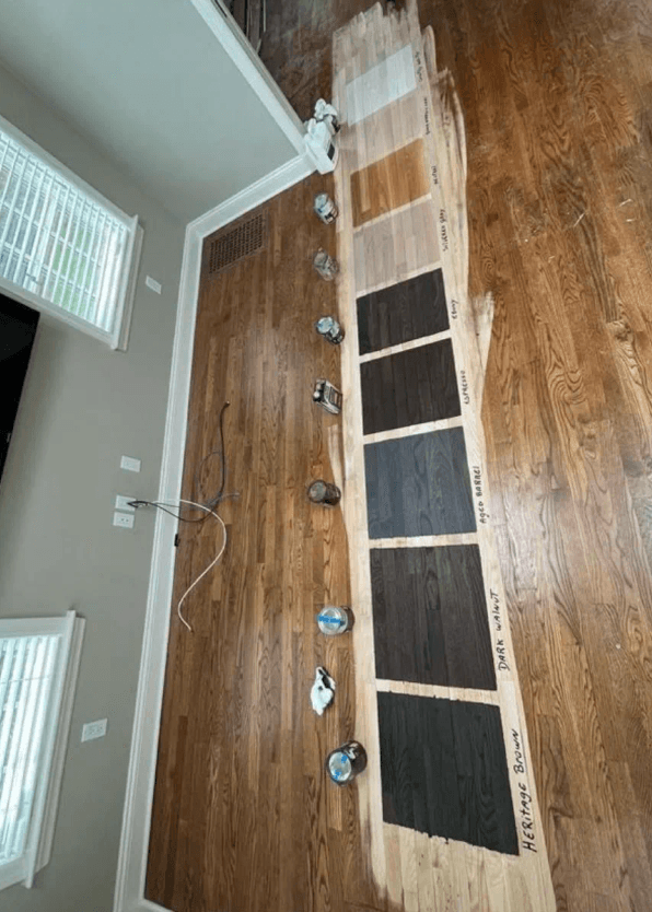 hardwood flooring project
