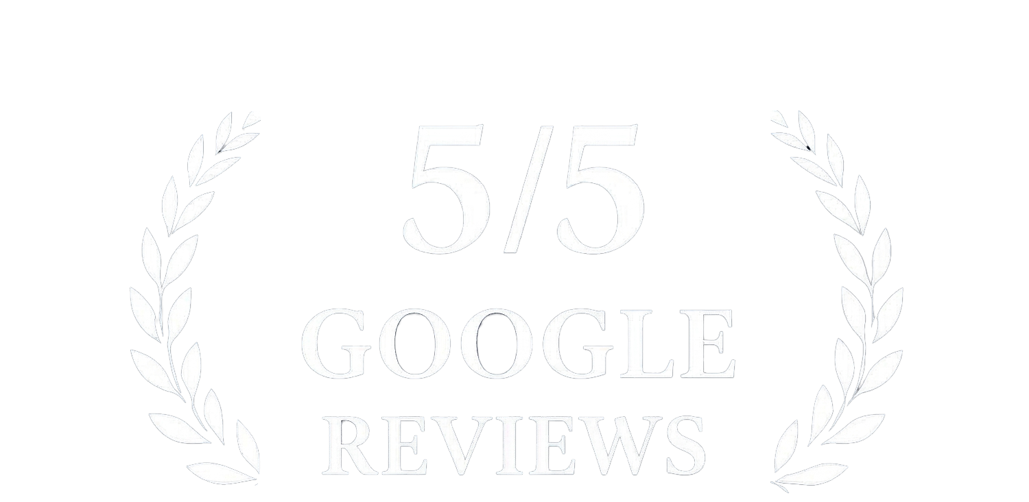 5/5 Google reviews badge