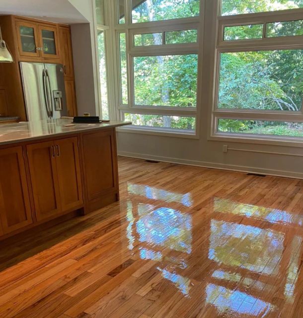 luxury vinyl plank installation